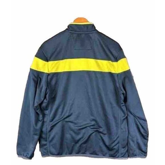 U of M Adidas Men’s Large Team Issued University of Michigan 1/4 Zip Pullover - Picture 2 of 7